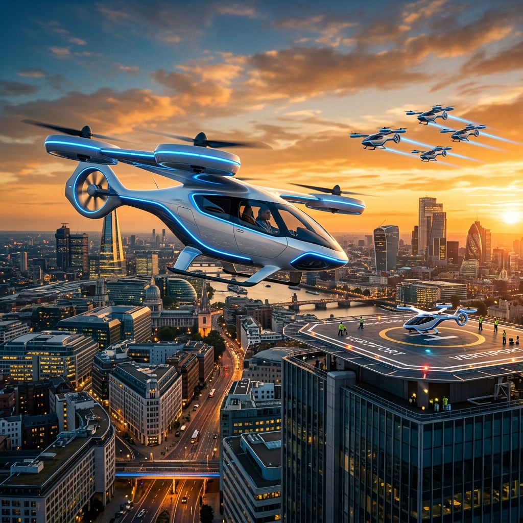 🚀 Zukunft der Mobilität: eVTOL, Vertiports und FOCA-Regulierungen in der Schweiz 2026